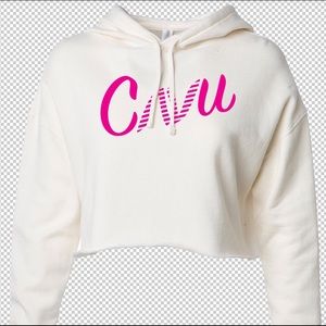 CAVU Cropped Bone Hoodie
